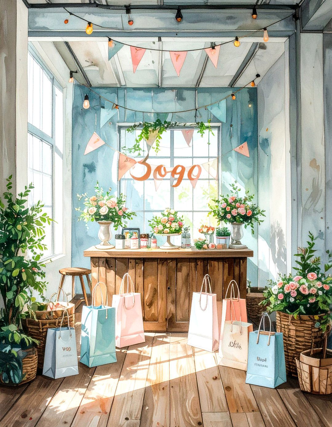 A BOGO Buy One Get One Free! Shopping Theme - 30 twin baby shower ideas