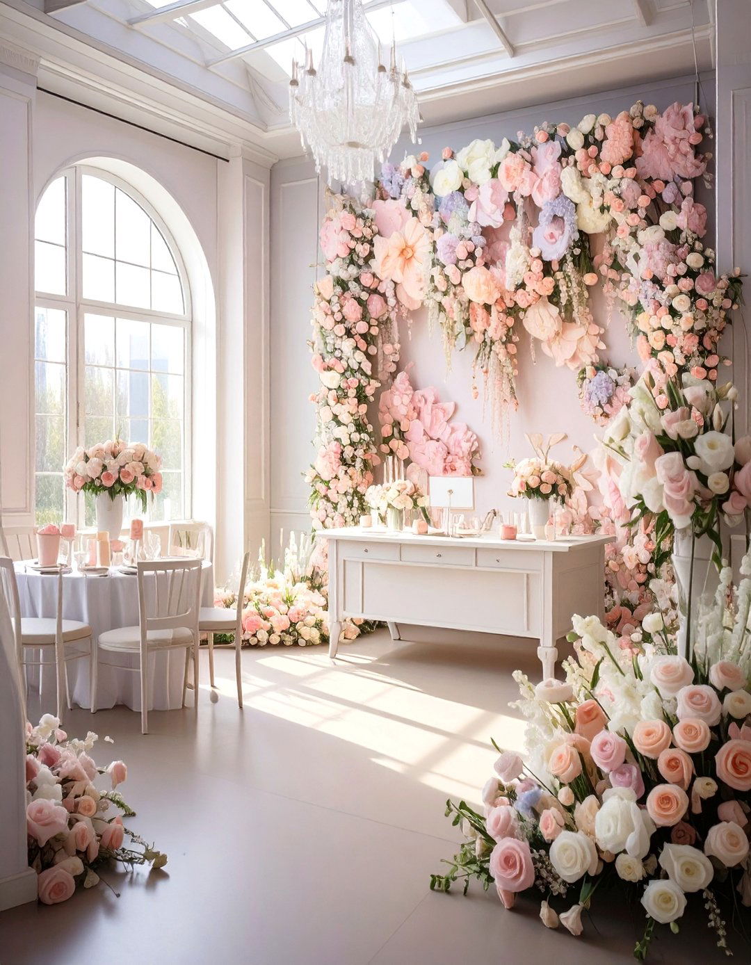 A Baby in Bloom Floral Shower - 30 office baby shower ideas