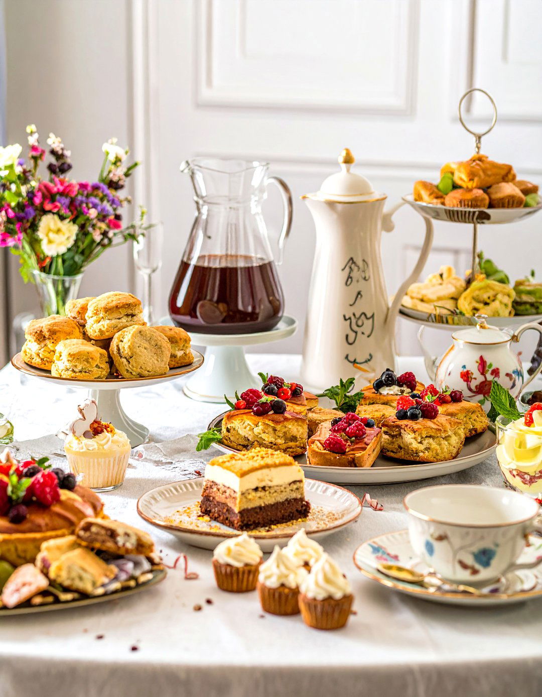 A Baby is Brewing Coffee and Tea Party - 30 baby shower dessert ideas