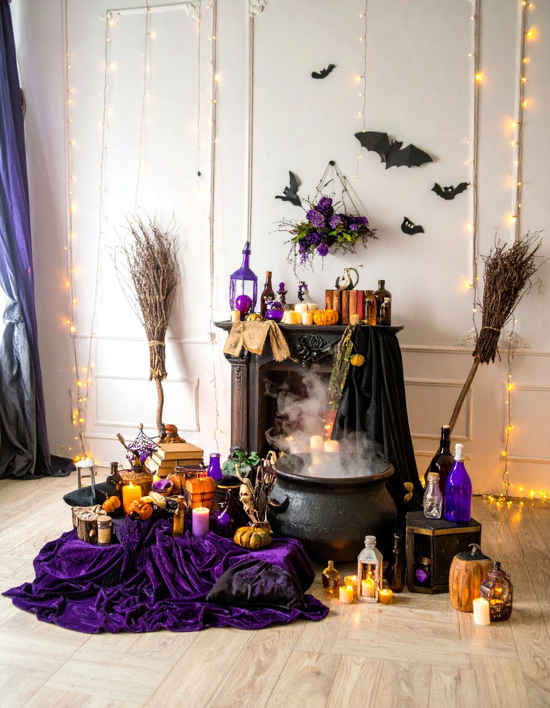 A Baby is Brewing Theme - 30 halloween baby shower ideas