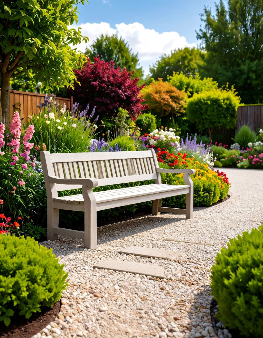 A Backless Garden Bench for Versatile Seating - 30 garden bench ideas