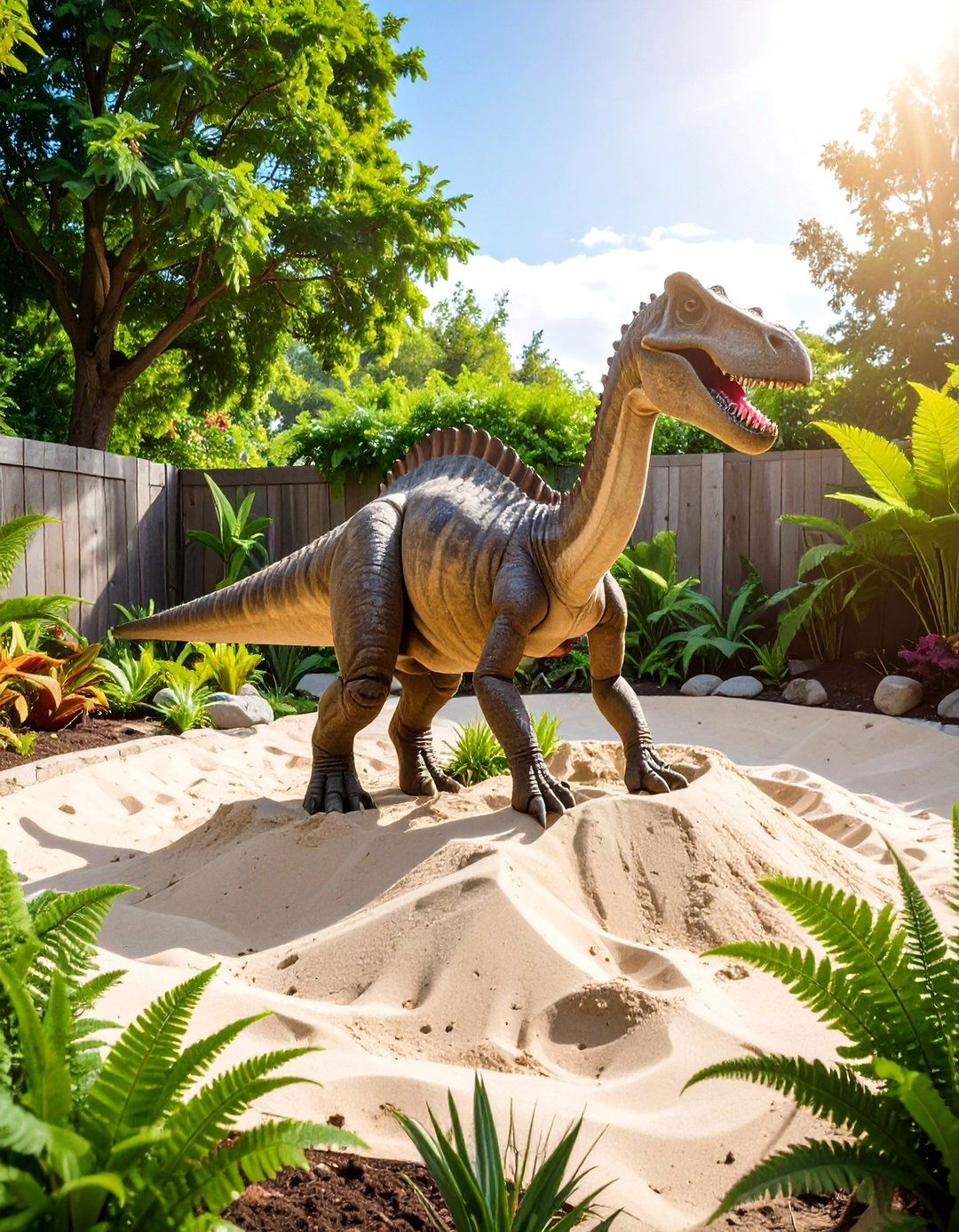 A Backyard Dinosaur Dig Site - 30 backyard ideas for kids