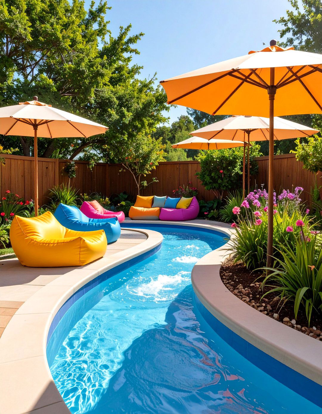 A Backyard Water Park - 30 kids backyard ideas