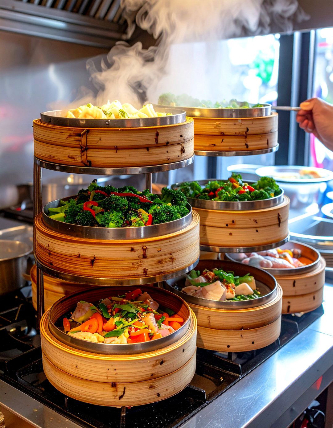 A Bamboo Steamer Basket - 30 kitchen gift ideas