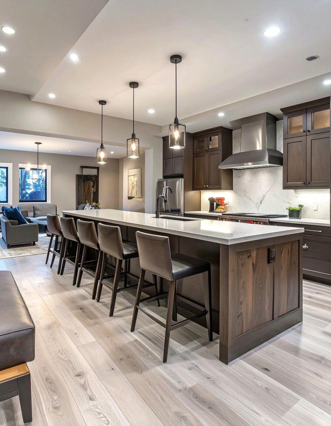 A Basement Bar with a Peninsula Layout - 30 basement bar designs