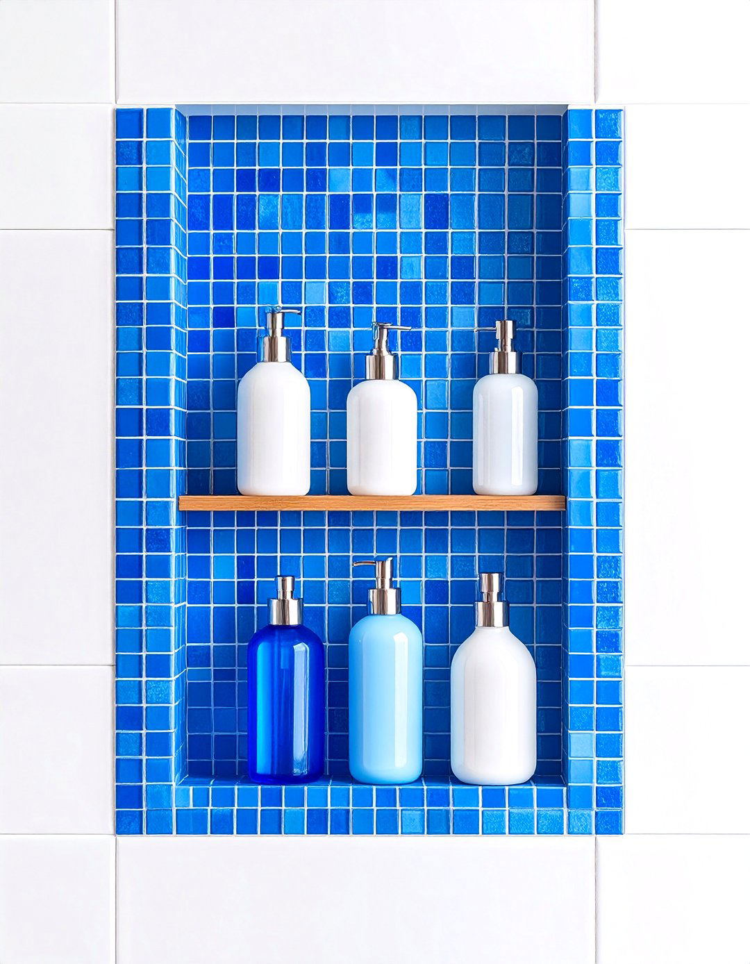 A Bathroom Niche in the Shower - 30 pinterest bathroom ideas