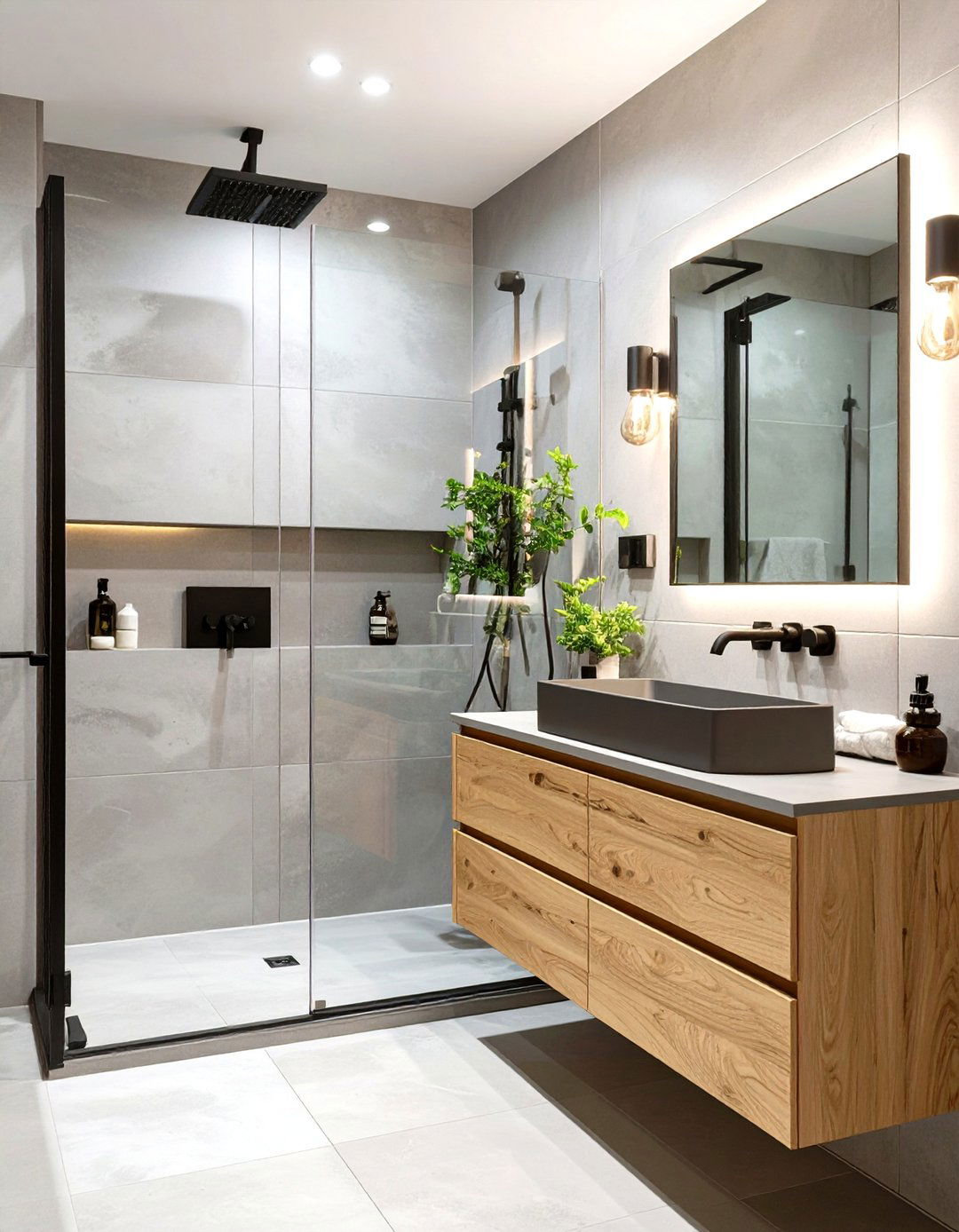 A Bathroom with Spa Like Simplicity - 30 nordic interior design ideas