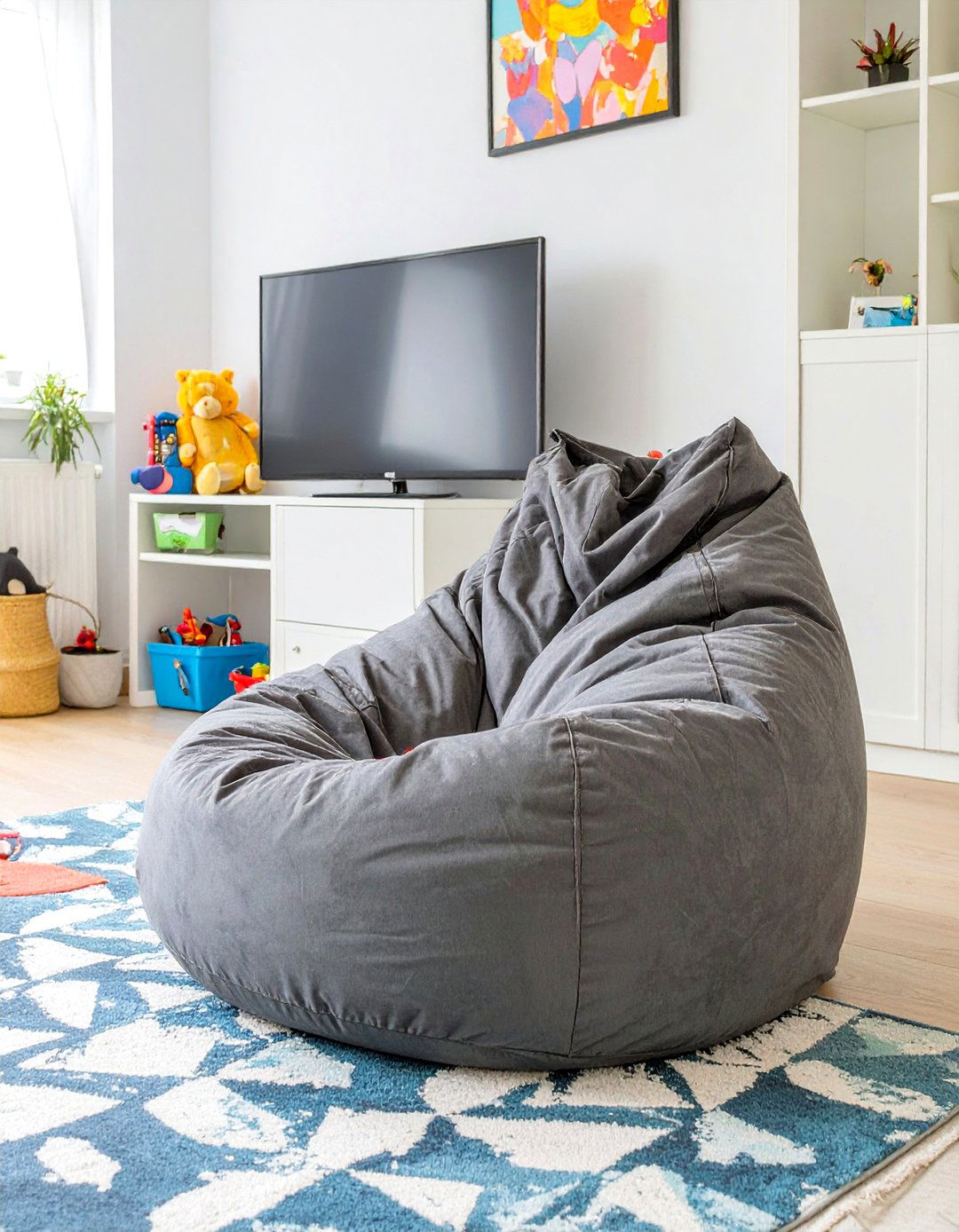 A Bean Bag Chair for Casual Seating - 30 teen room decor ideas