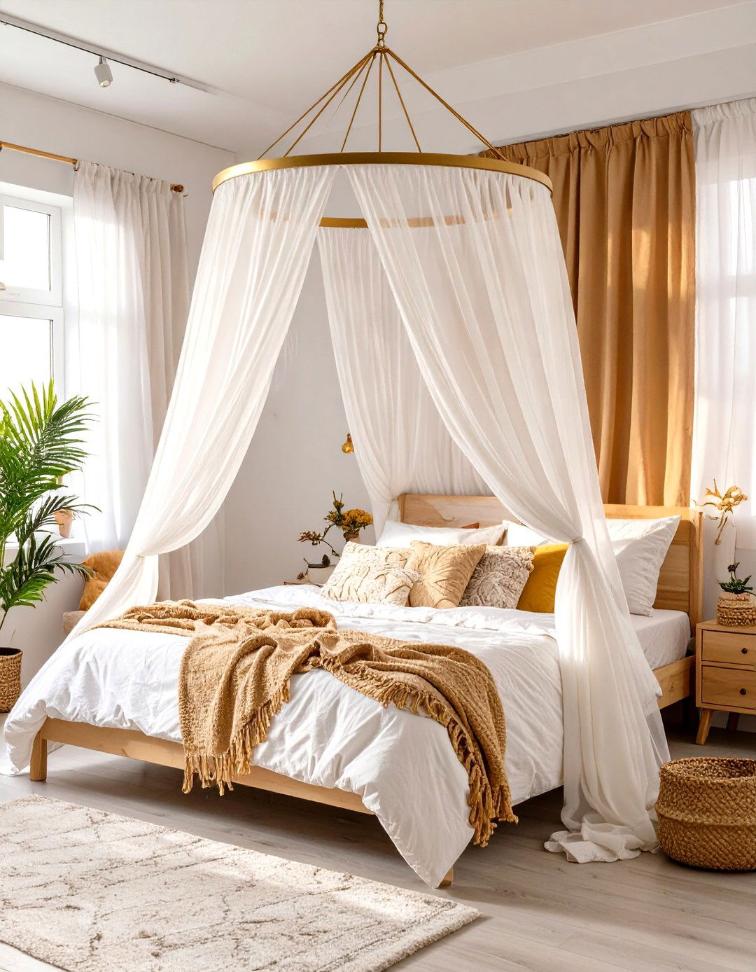 A Bed Canopy for a Dreamy Escape - 30 teen room decor ideas