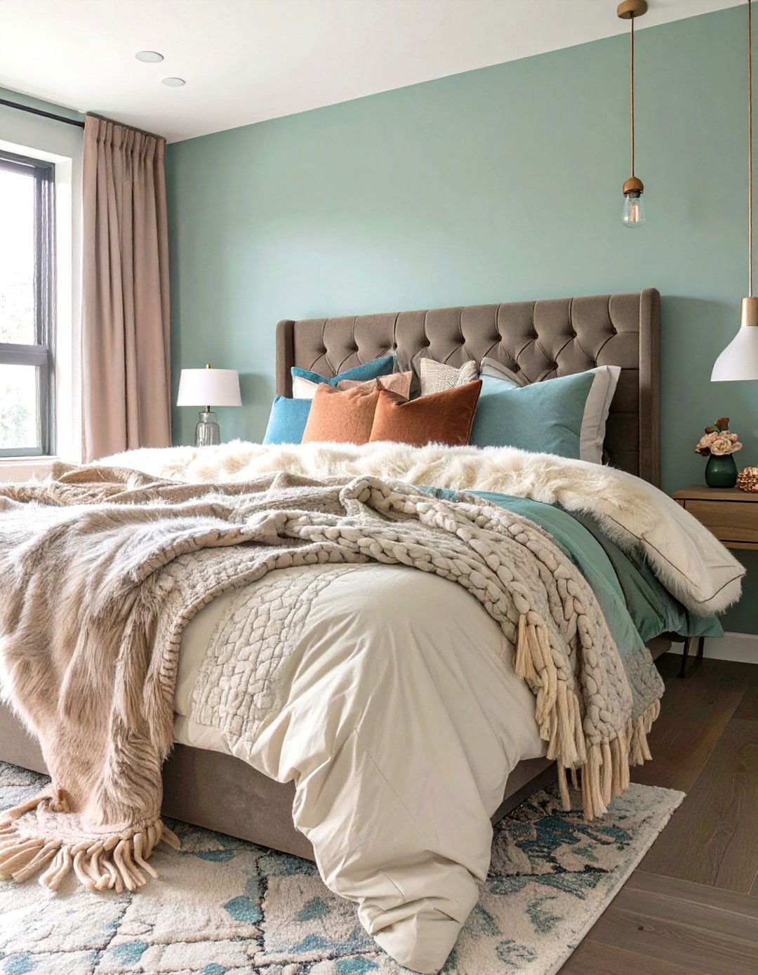 A Bedroom Focused on Soft Textures and Layers - 30 tween girl bedroom ideas