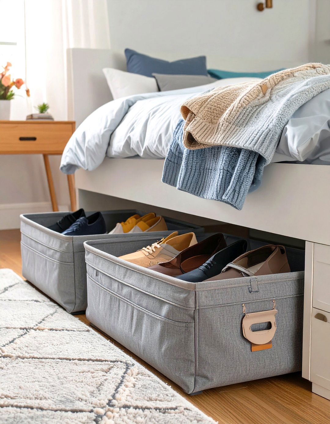 A Bedroom Using Under Bed Storage Solutions - 30 teenage girl girls bedroom ideas