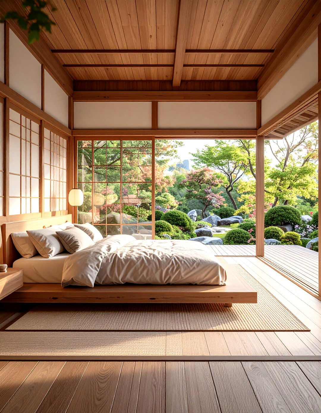A Bedroom with Engawa Veranda - 30 japanese bedroom design ideas