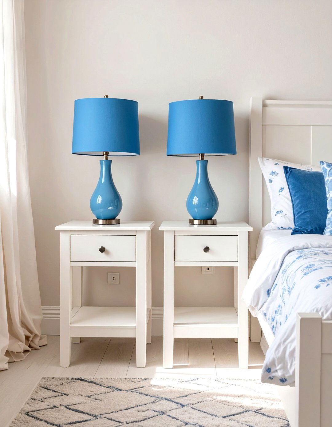 A Bedroom with Symmetrical Bedside Setups - 30 tween girl bedroom ideas