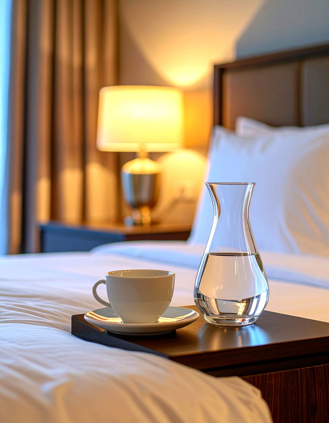 A Bedside Carafe for a Bedroom - 30 relaxing bedroom ideas