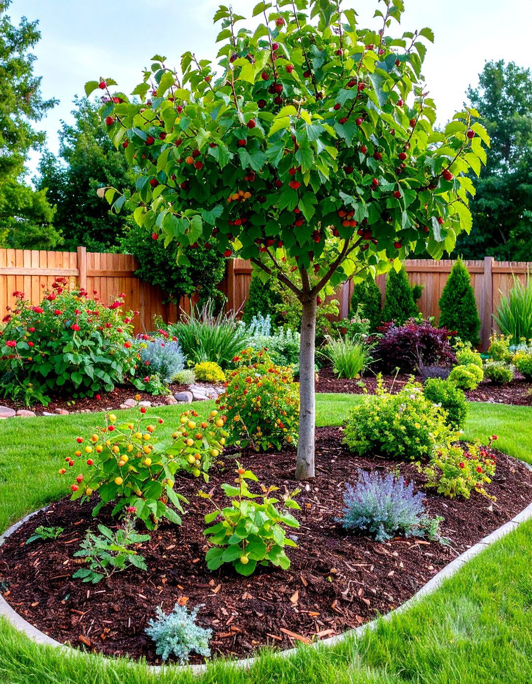 A Berry Patch for Foraging - 30 landscaping ideas around trees pictures