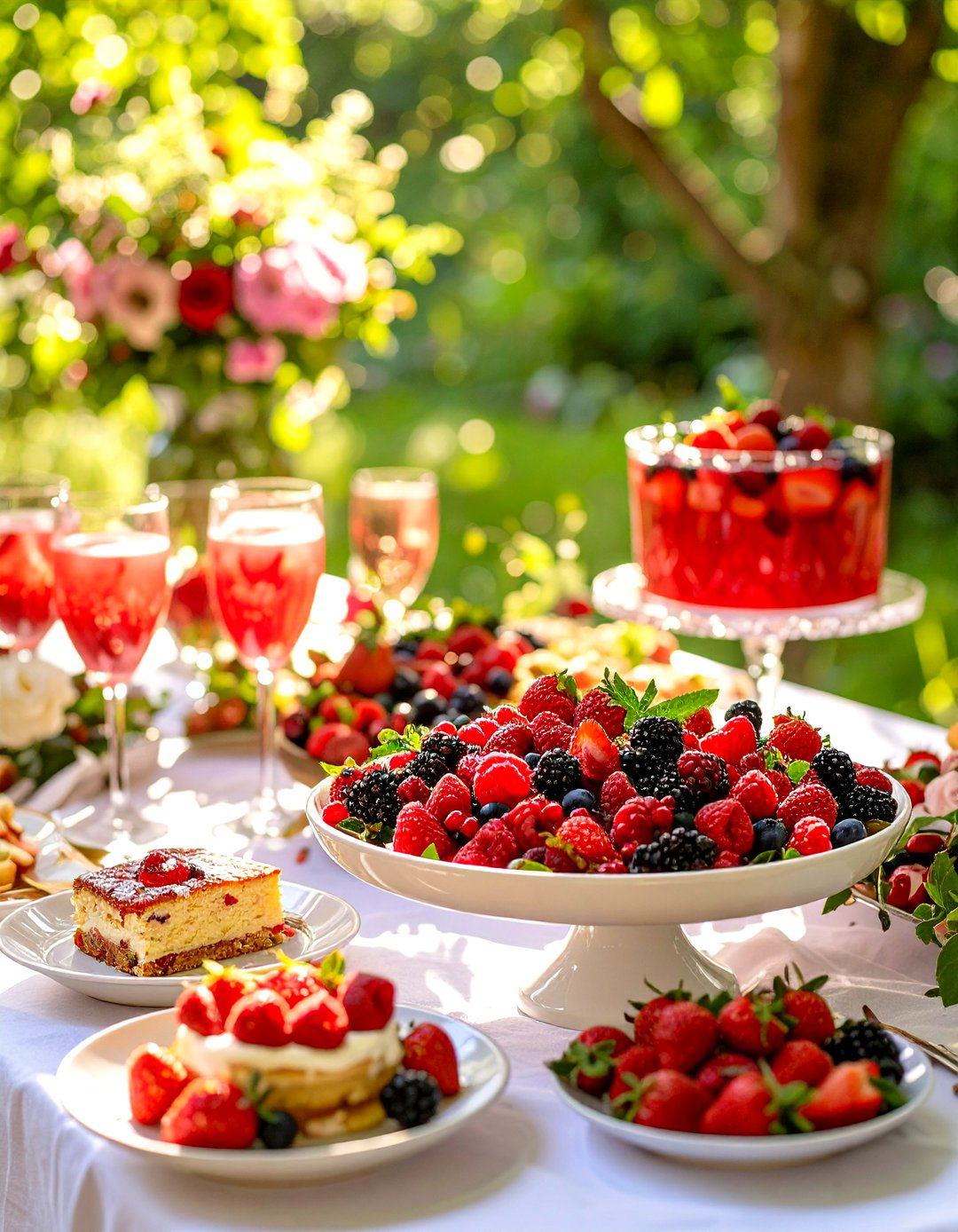 A Berry Sweet Celebration Spread - 30 baby shower menu ideas
