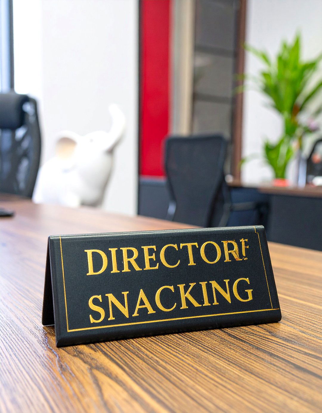 A Big Personality Desk Nameplate - 30 office white elephant gift ideas