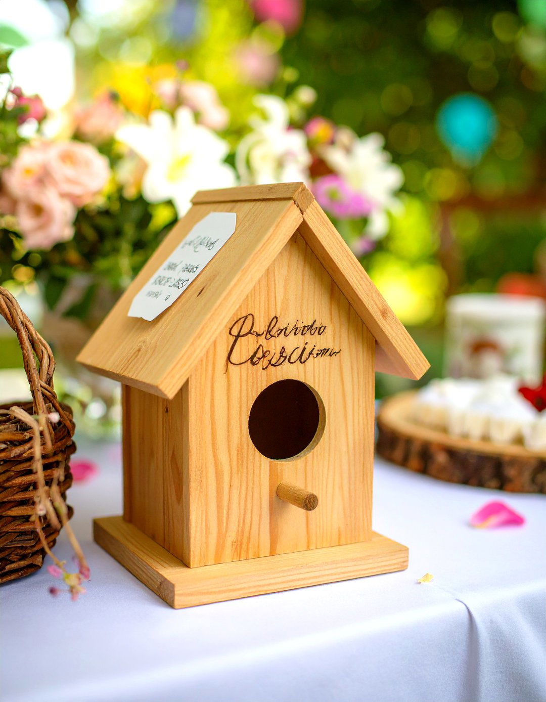 A Birdhouse Guest Book - 30 baby shower guest book ideas