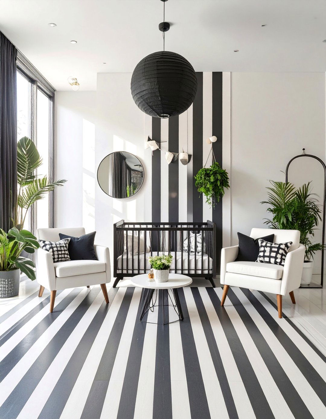 A Black and White Modern Baby Shower - 30 baby boy shower ideas