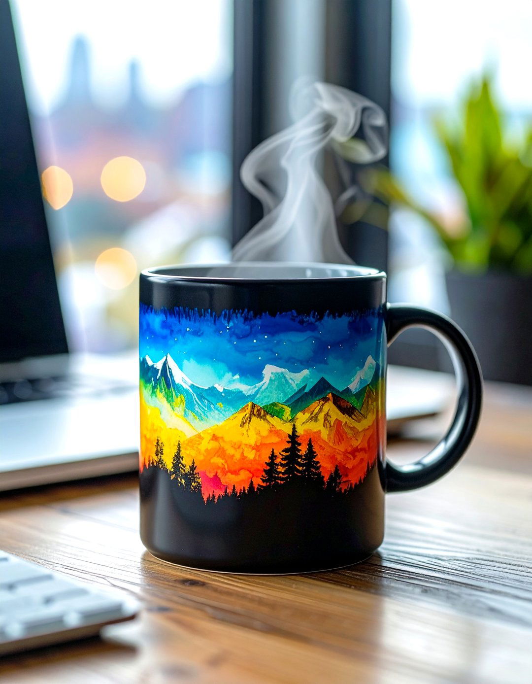 A Bob Ross Heat Changing Mug - 30 office white elephant gift ideas