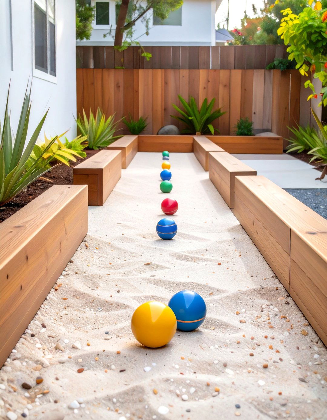 A Bocce Ball Court - 30 small backyard ideas no grass