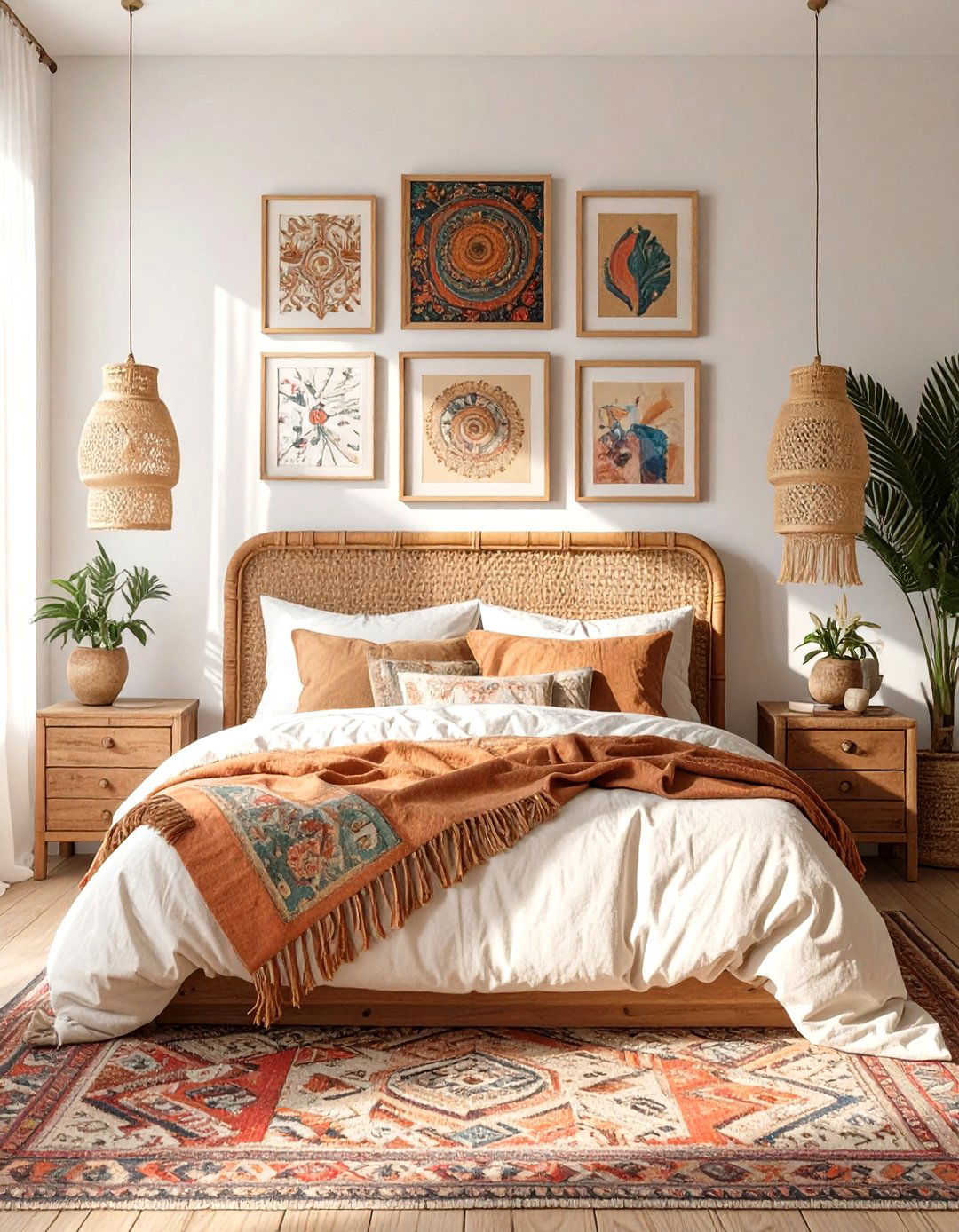 A Bohemian Bedroom Elevation Sketch - 30 interior design sketches ideas