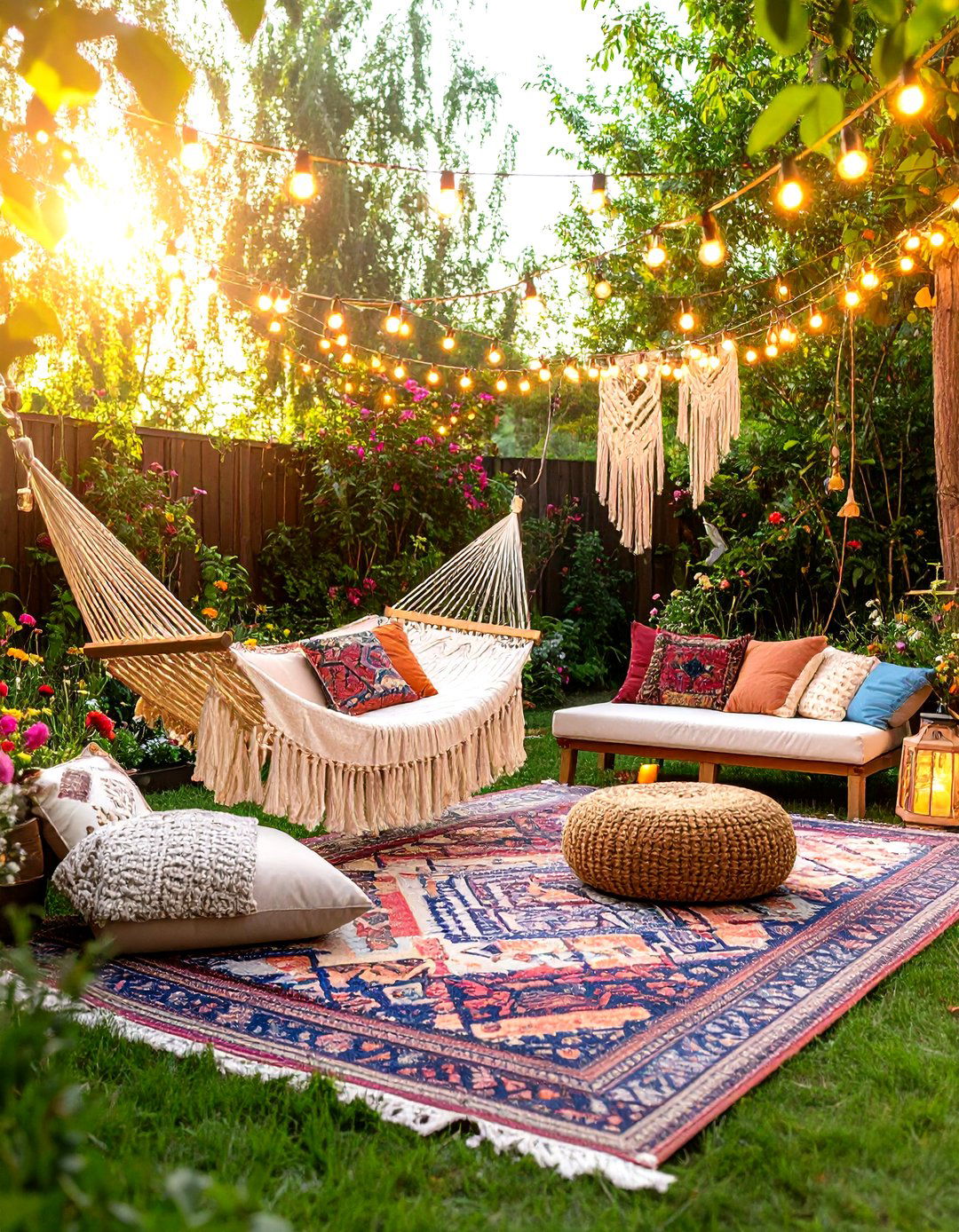 A Bohemian Chic Backyard Lounge - 30 design my backyard ideas