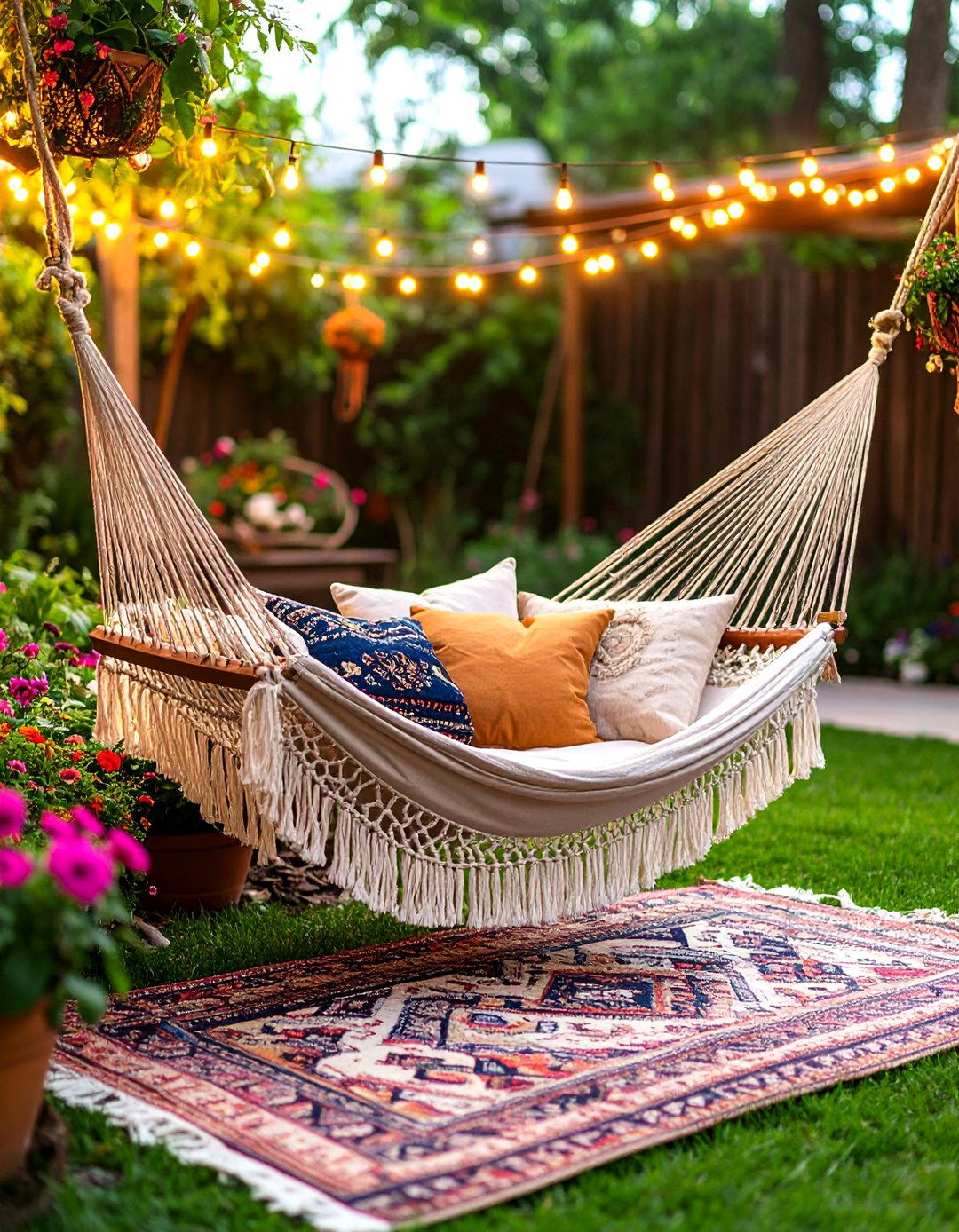A Bohemian Chic Lounge Garden - 30 backyard garden ideas
