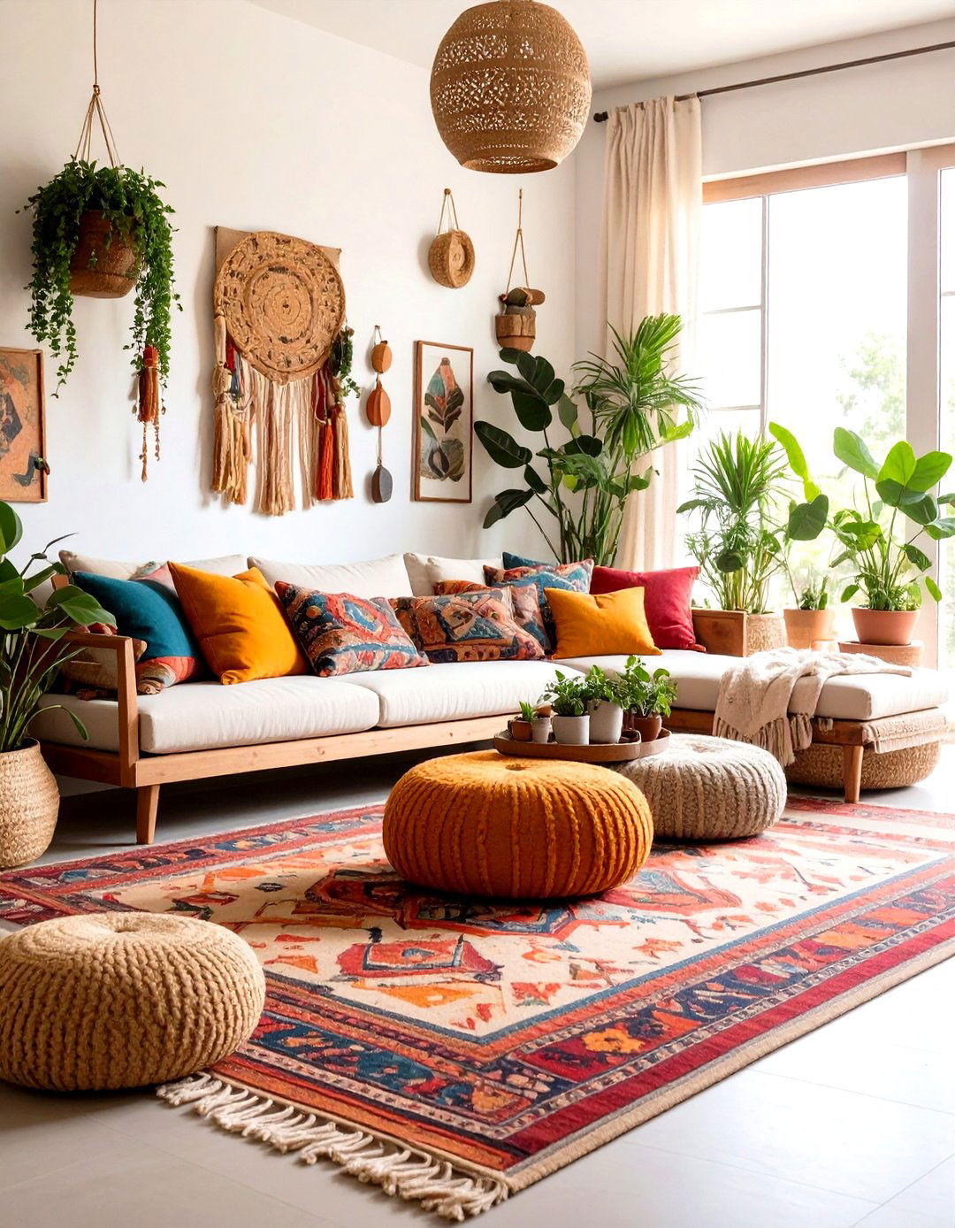 A Bohemian Eclectic Family Room Oasis - 30 family room decorating ideas
