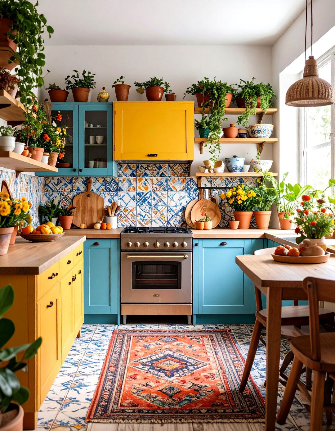 A Bohemian Eclectic Kitchen - 30 kitchen renovations ideas
