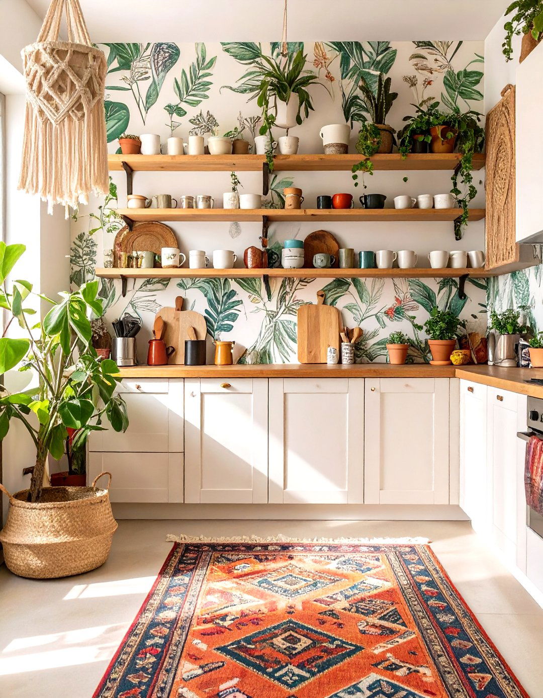 A Bohemian Eclectic Kitchen - 30 low cost simple kitchen designs