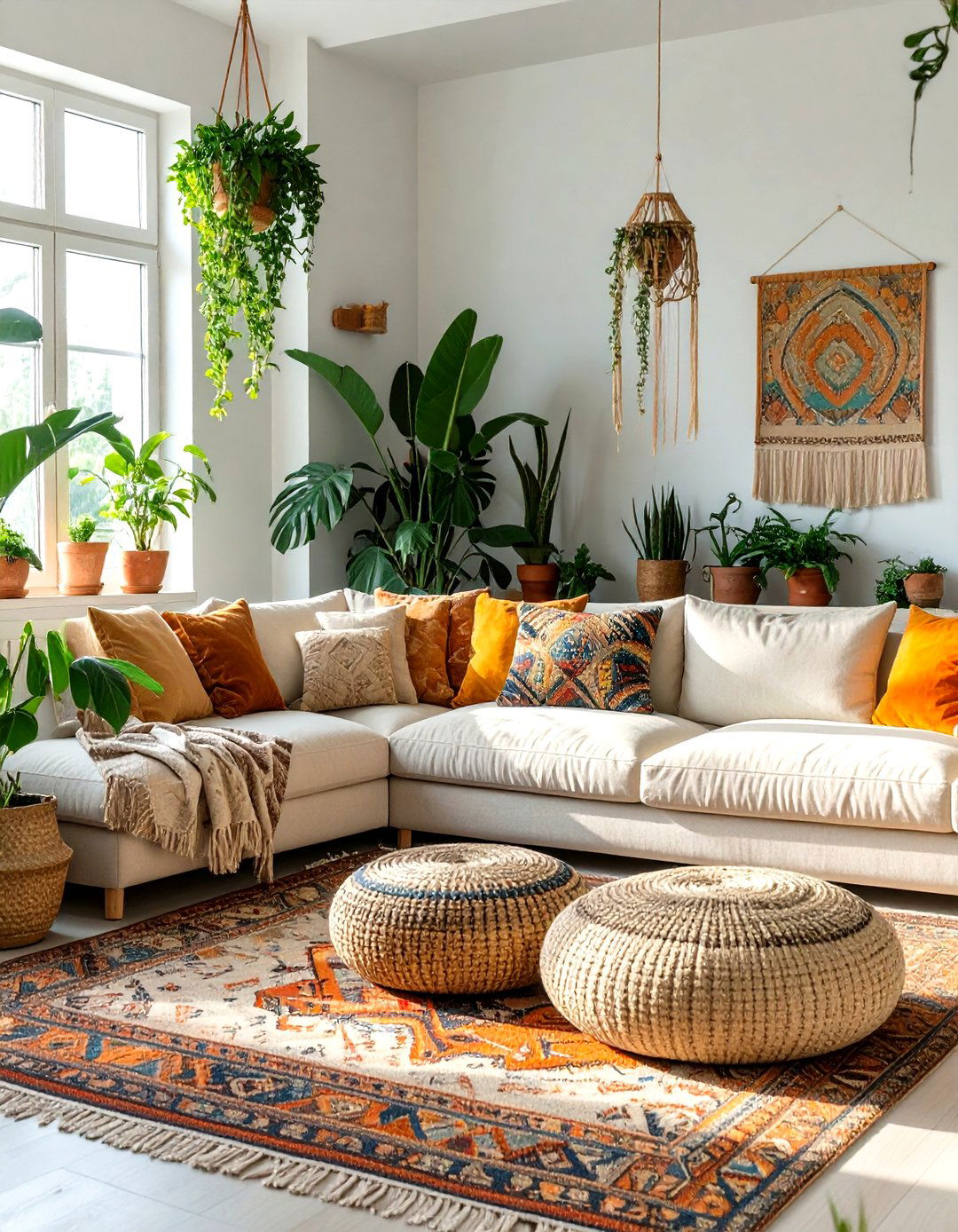 A Bohemian Minimalist Living Room - 30 minimalist living room ideas