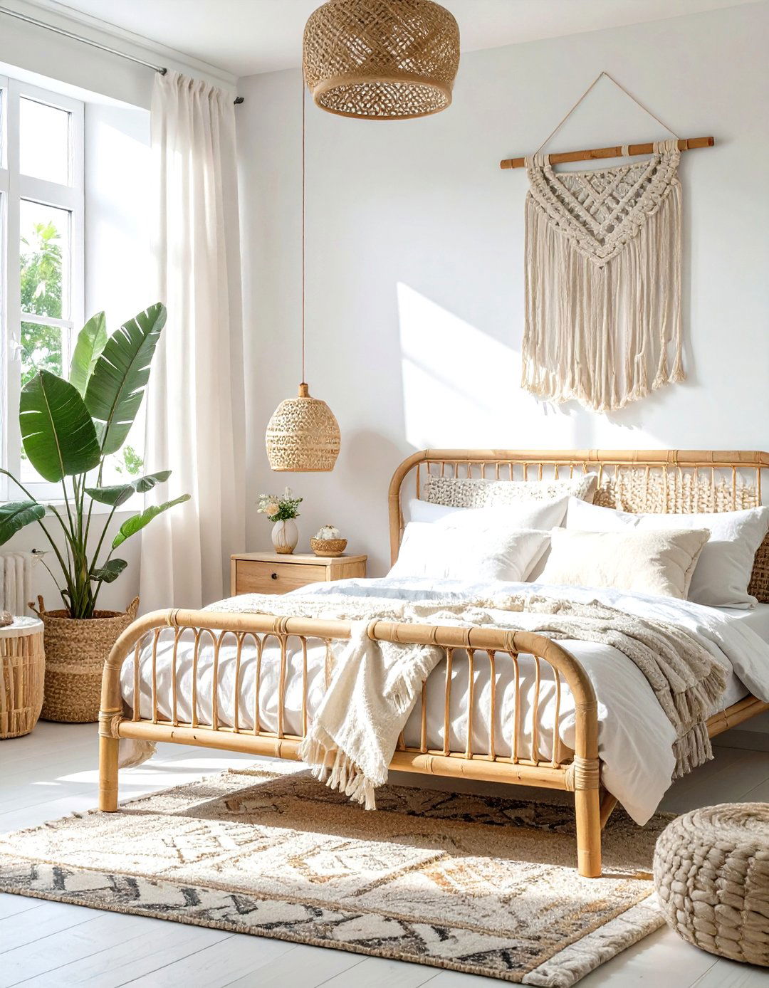 A Bohemian Retreat with Rattan Furniture - 30 teenage girl room ideas