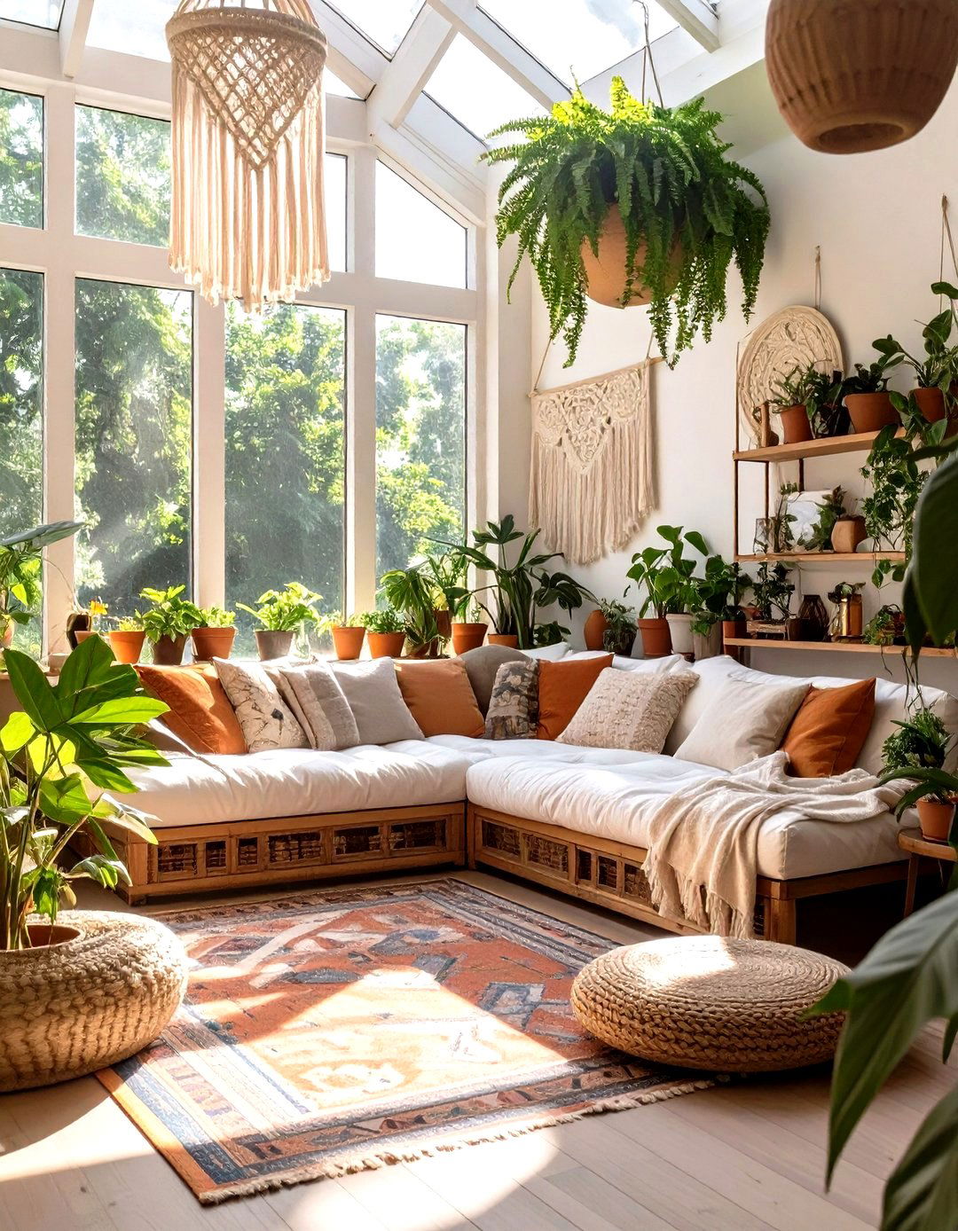 A Bohemian Style Sunroom Sanctuary - 30 interior design major ideas