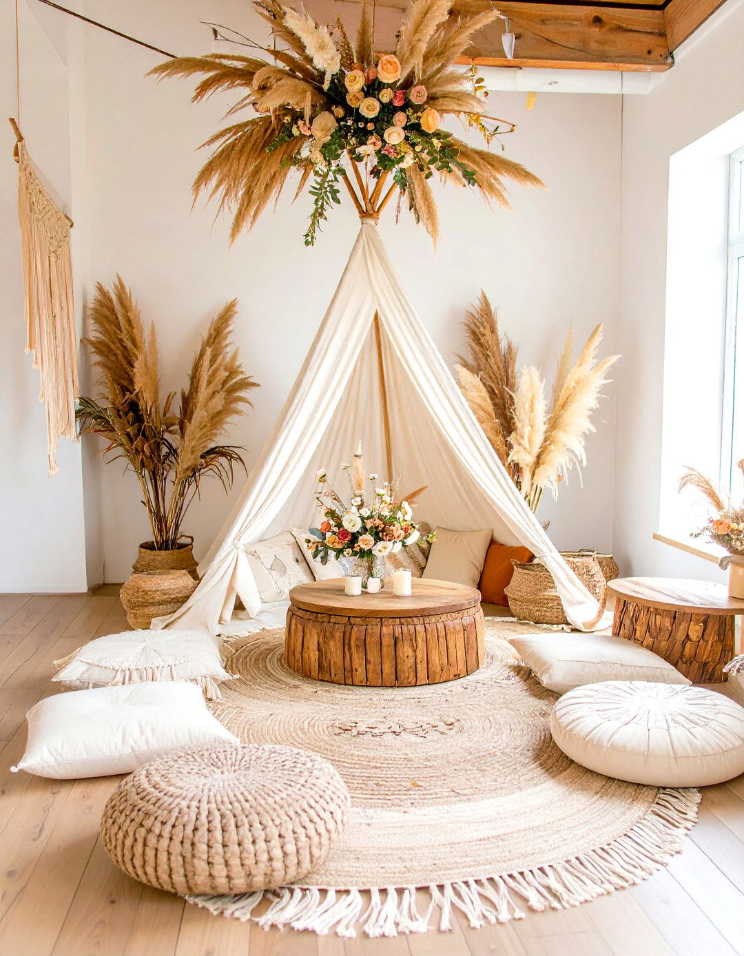 A Boho Chic Floral Dream - 30 baby shower ideas for girls