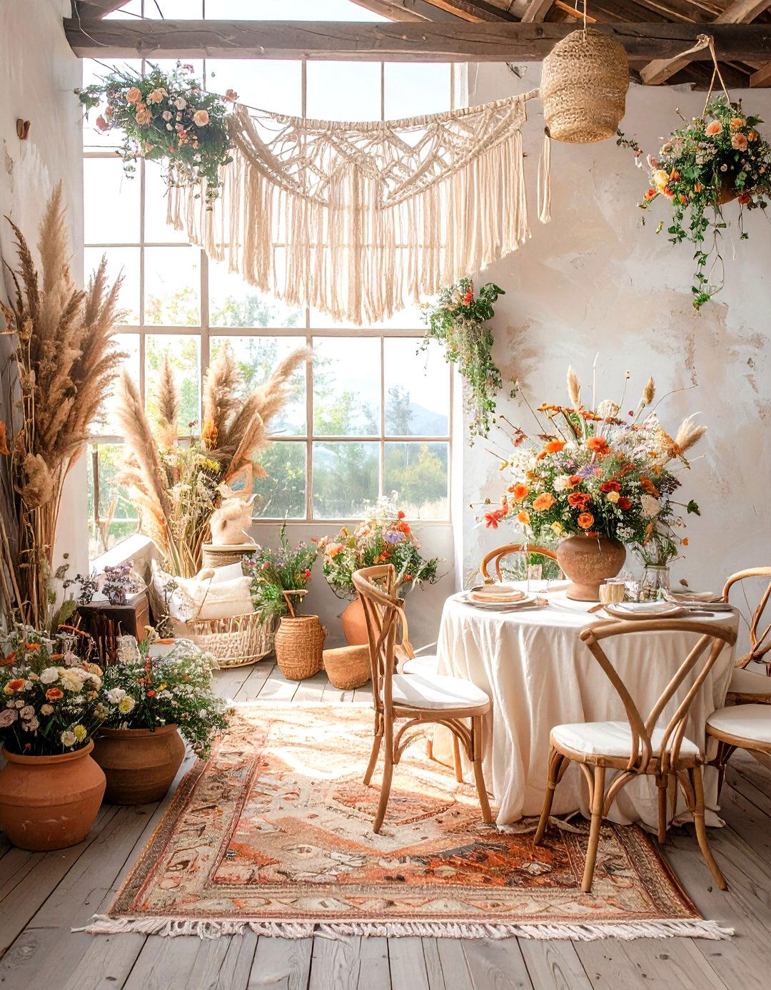 A Boho Chic Wildflower Baby Shower - 30 baby girl baby shower ideas