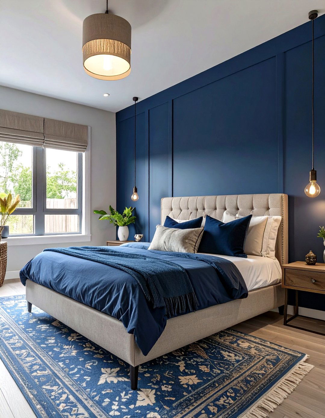 A Bold Accent Wall to Add Depth - 30 small room decor ideas