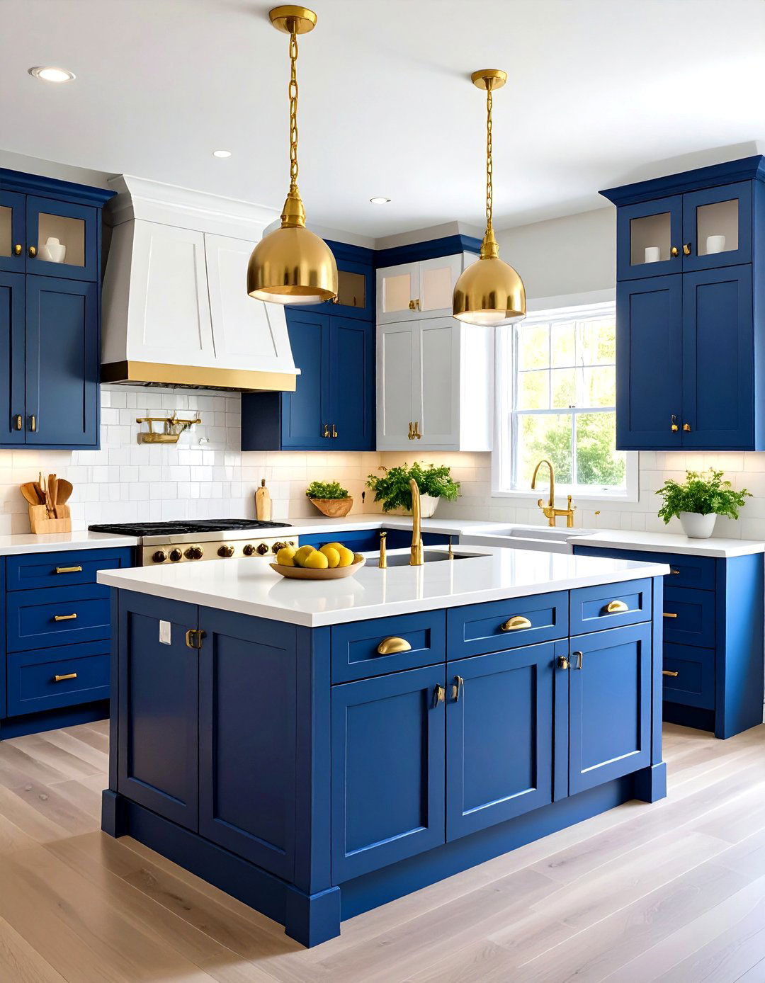 A Bold Two Tone Cabinet Kitchen - 30 limited space small l shaped kitchen design ideas