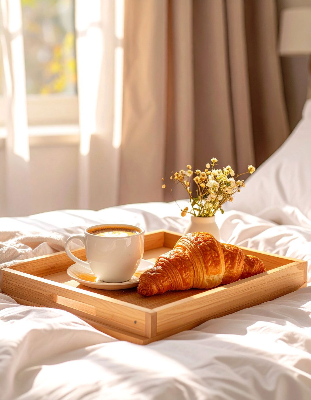 A Breakfast in Bed Tray - 30 inexpensive bridal shower gift ideas