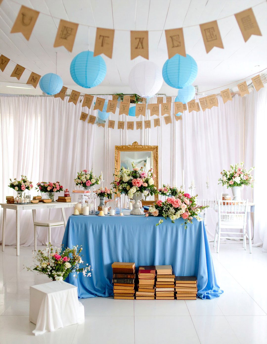 A Build a Library Book Themed Shower - 30 baby shower ideas