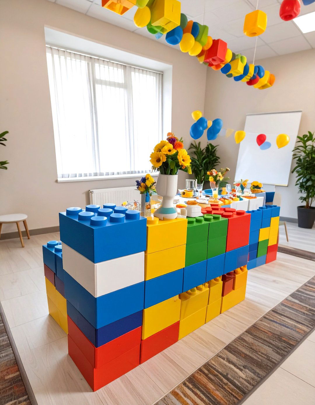 A Building Blocks for the Future LEGO Party - 30 office baby shower ideas