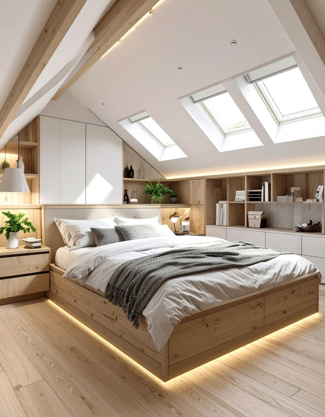 A Built In Storage Masterpiece Bedroom - 30 attic bedroom ideas