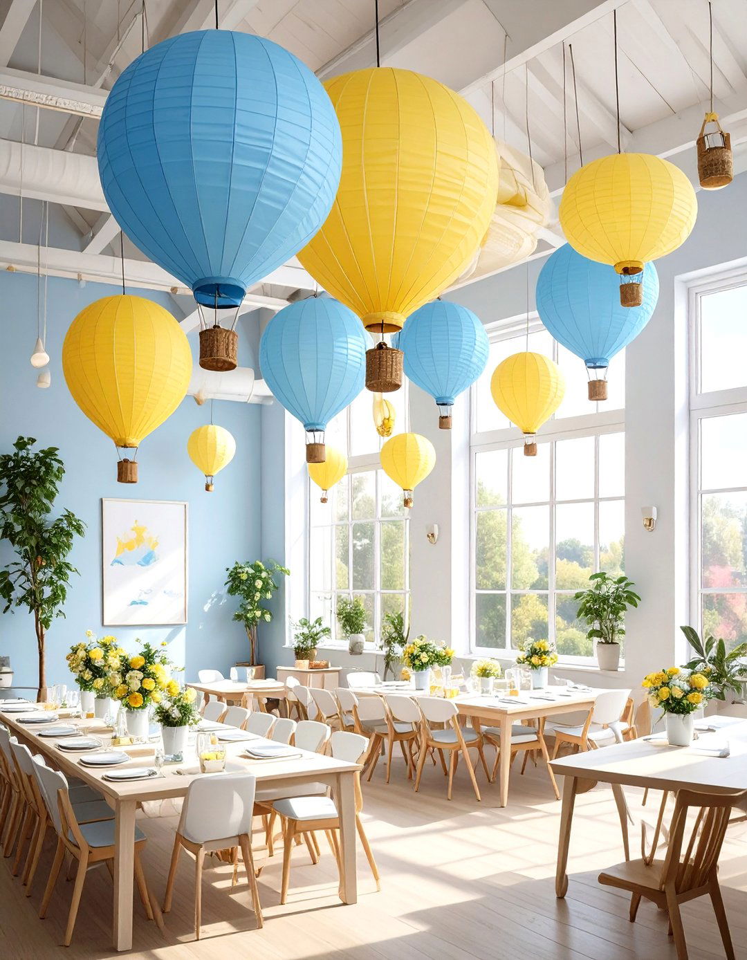 A Bundle of Joy Hot Air Balloon Adventure - 30 office baby shower ideas