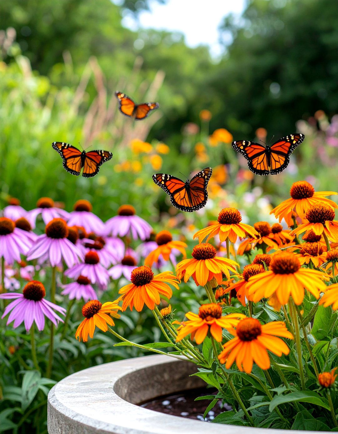 A Butterfly Garden Layout - 30 flower garden layout ideas