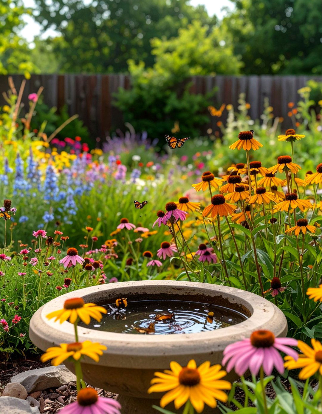 A Butterfly and Pollinator Garden - 30 design your backyard online free ideas