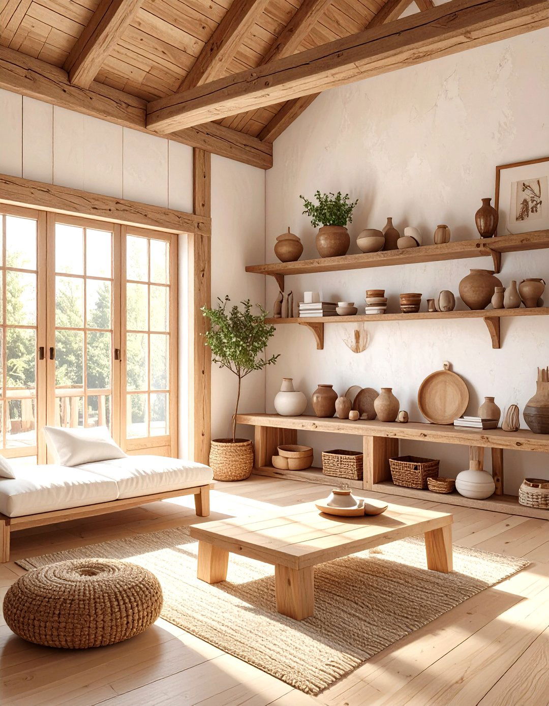 A Cabin with a Japanese Wabi Sabi Influence - 30 cabin interior design ideas