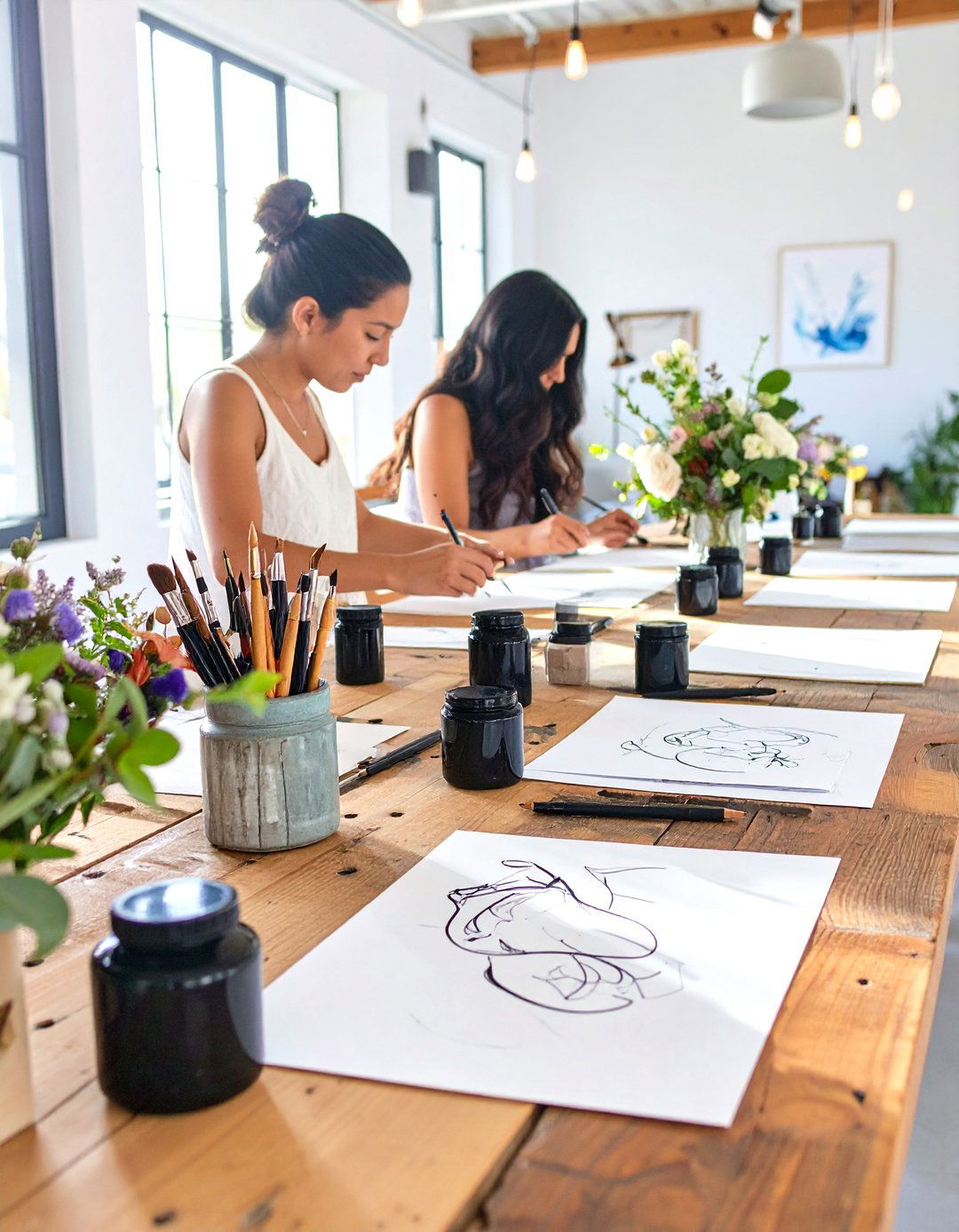 A Calligraphy Workshop Wedding Shower - 30 wedding shower ideas
