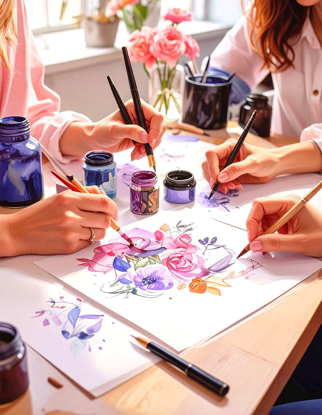 A Calligraphy and Stationary Workshop Bridal Shower - 30 unique bridal shower ideas