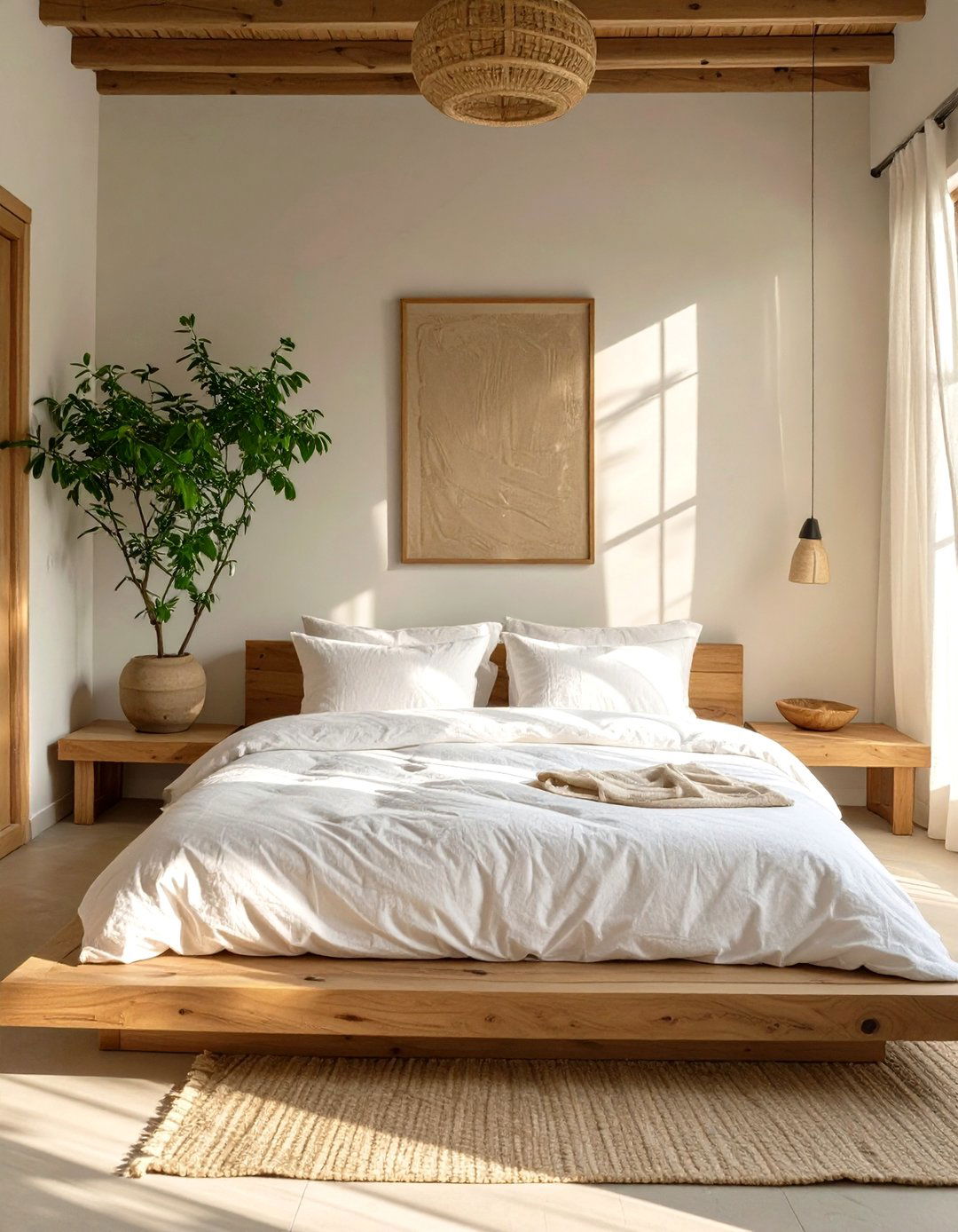 A Calming Bedroom Sanctuary - 30 zen interior design ideas