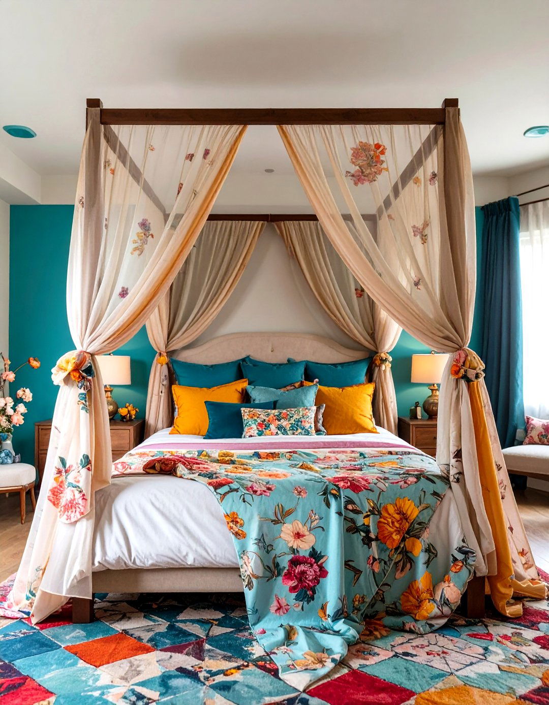 A Canopy Bed for Romance - 30 what is maximalist interior design ideas